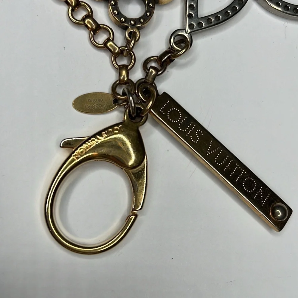 LOUIS VUITTON BIJOUX SAC TAPAGE CHARM KEY RING BAG JEWELRY